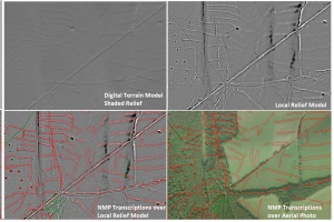 NMP transcriptions using a range of lidar-derived visualisations